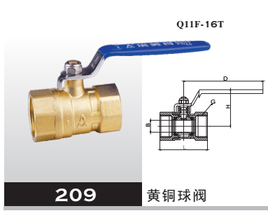 黃銅球閥